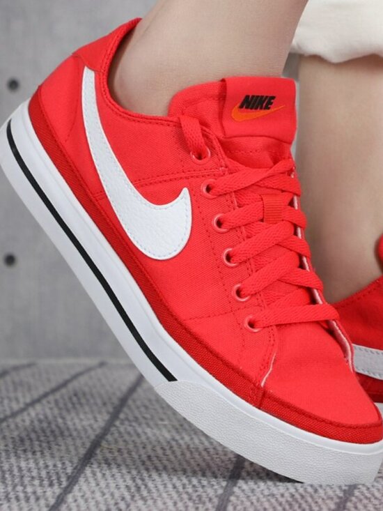 Nike Shoes - LIKE NEW NIKE WOMEN'S Court Legacy Canvas 'Red' SIZE 8